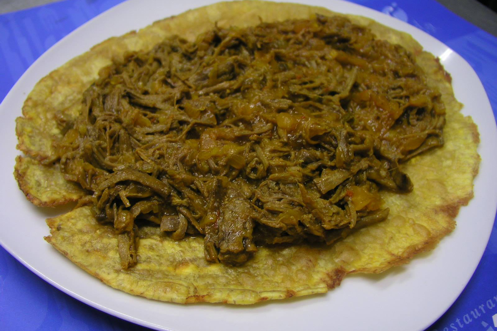 Patacón Pisao, comida colombiana en Madrid 3 Patacón Pisao