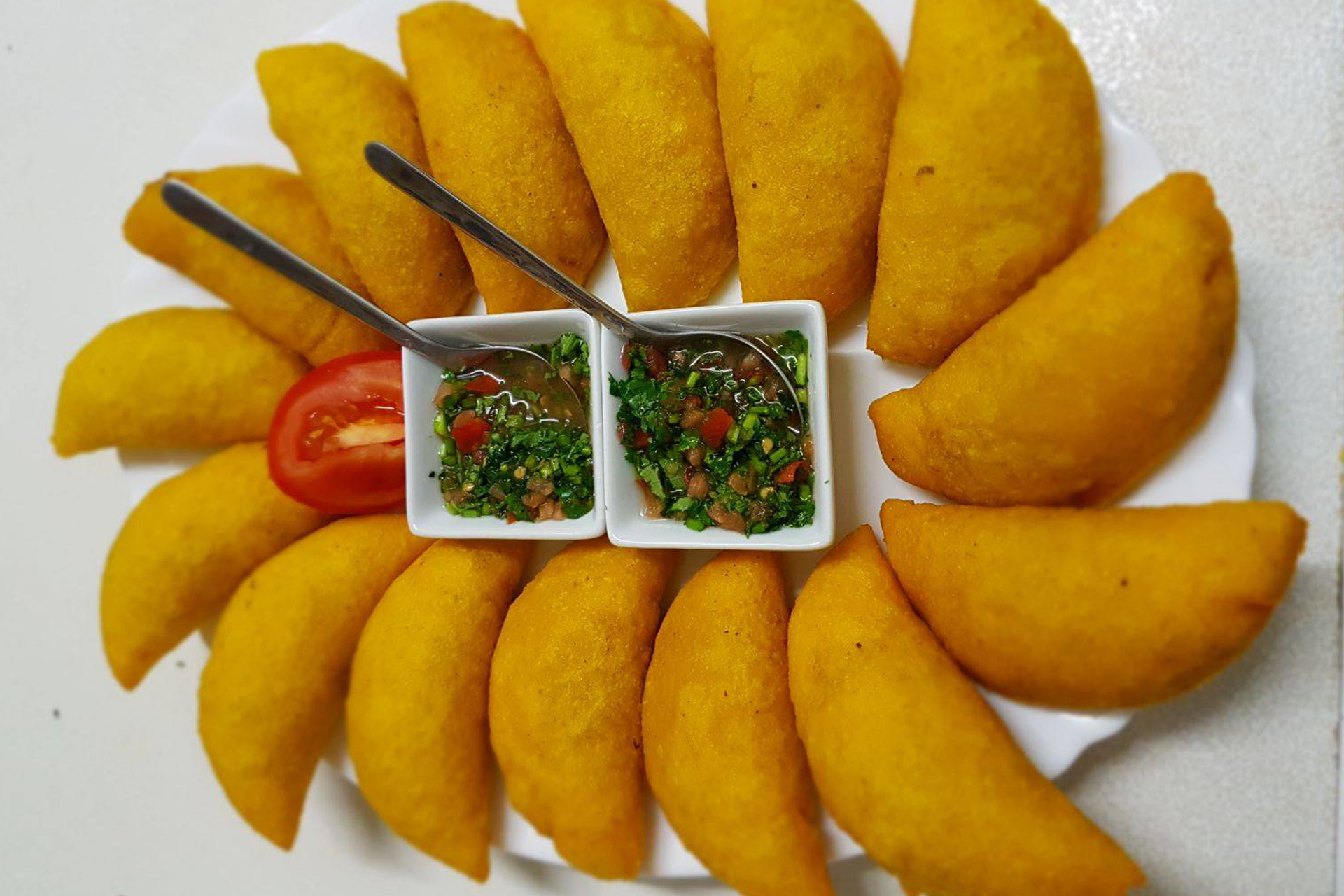 Patacón Pisao, comida colombiana en Madrid 2 Patacón Pisao