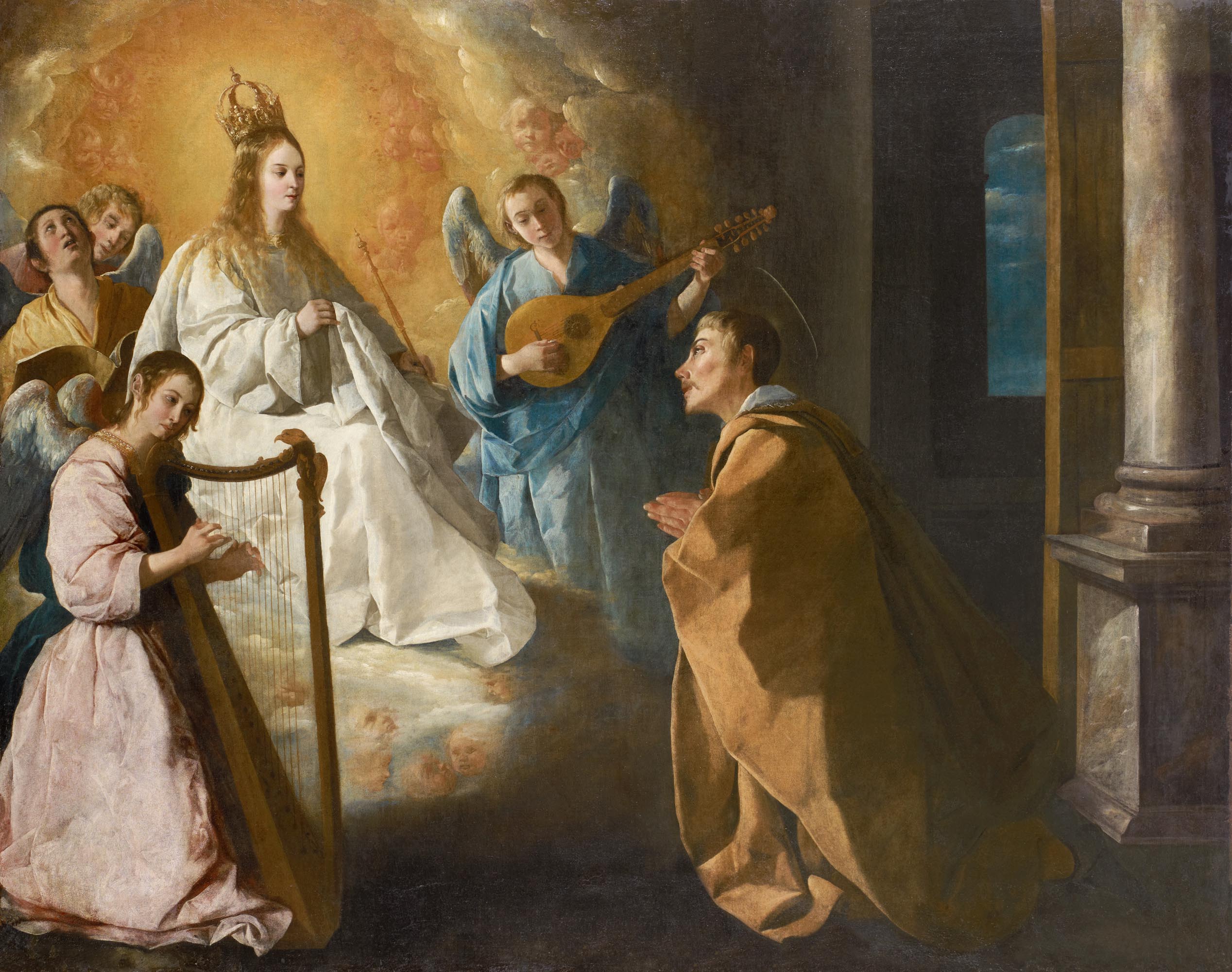 Zurbaran Aparicion Virgen