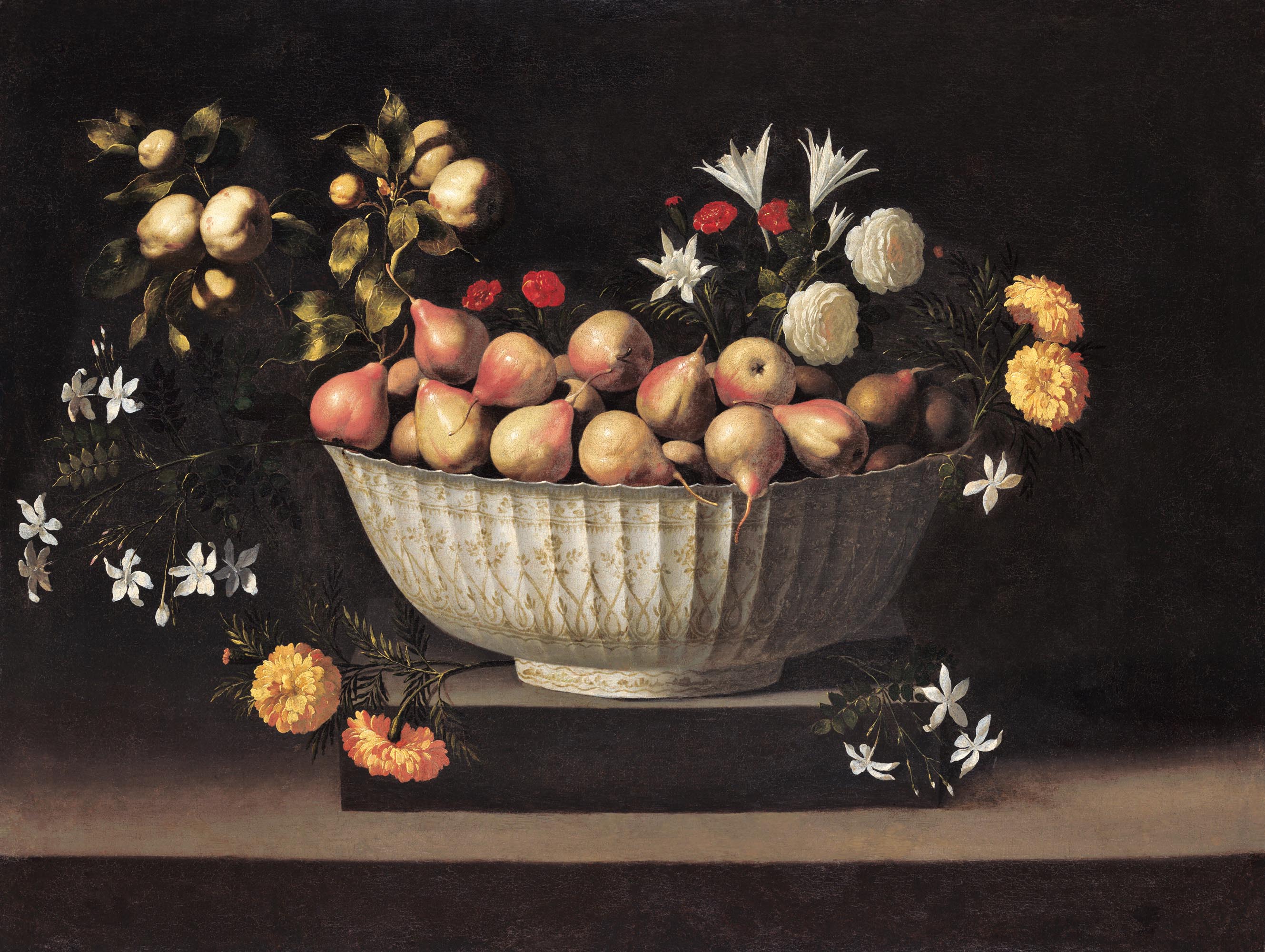 Zurbaran Peras en cuenco