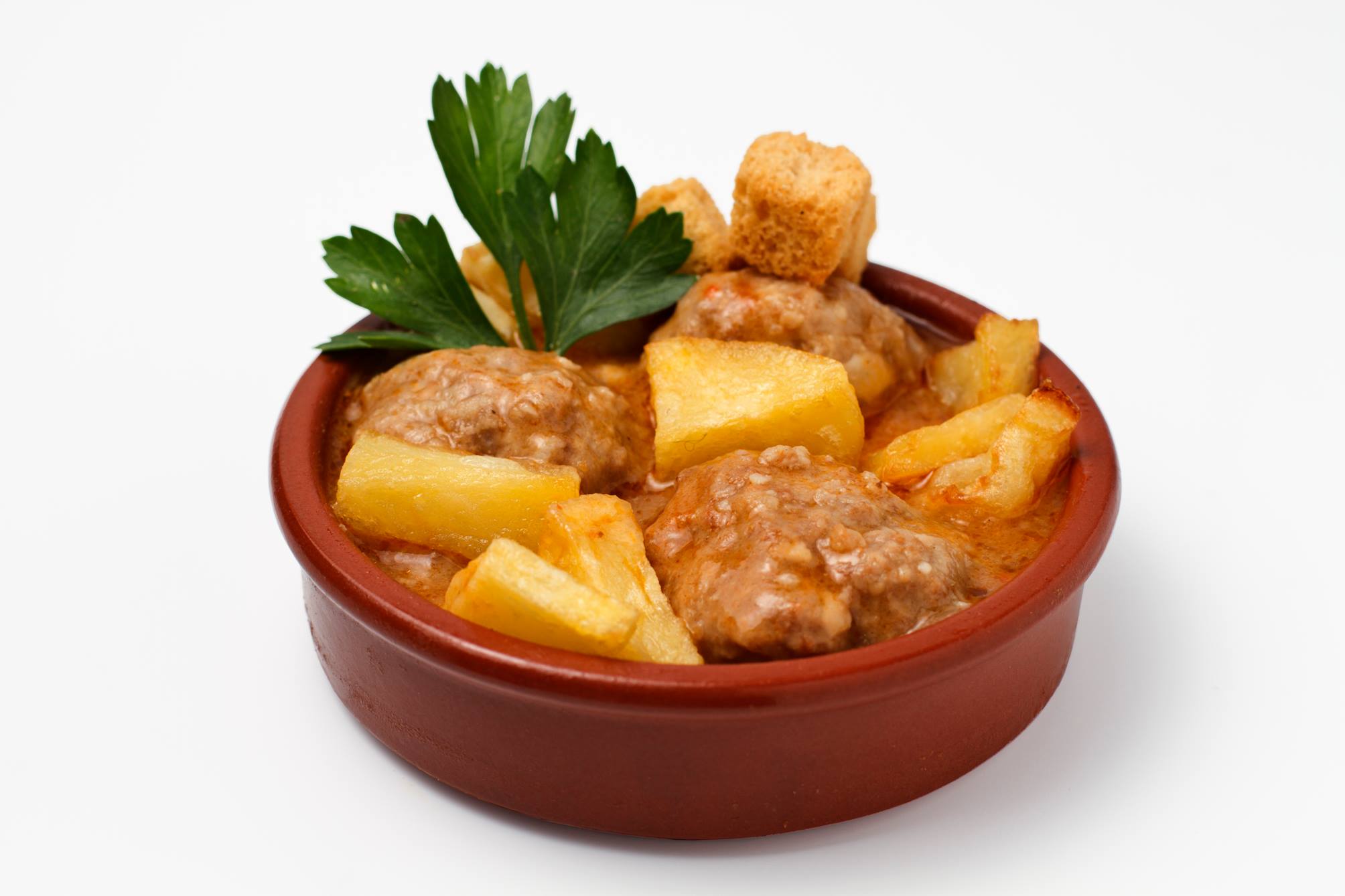 CAZUELA DE ALBÓNDIGAS de El Jamón Madrid