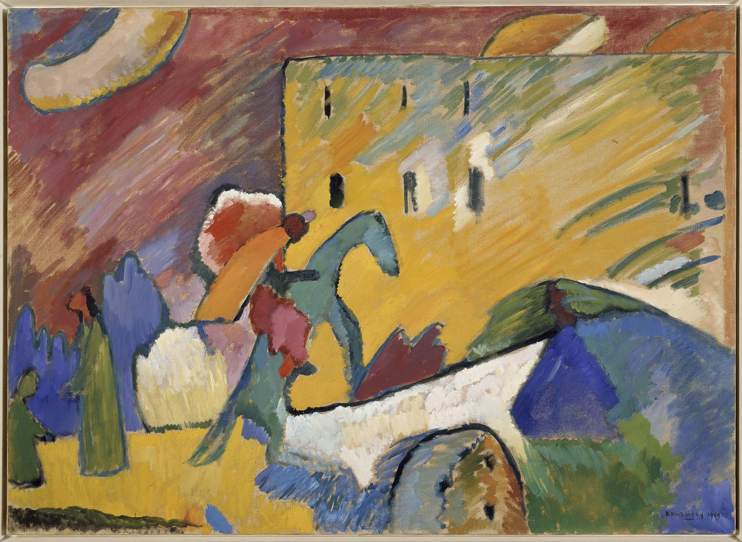 Retrospectiva de Kandinsky en Centro Centro 3 Improvisation III (Improvisación III), 1909. © Vassily Kandinsky, VEGAP, Madrid 2015.