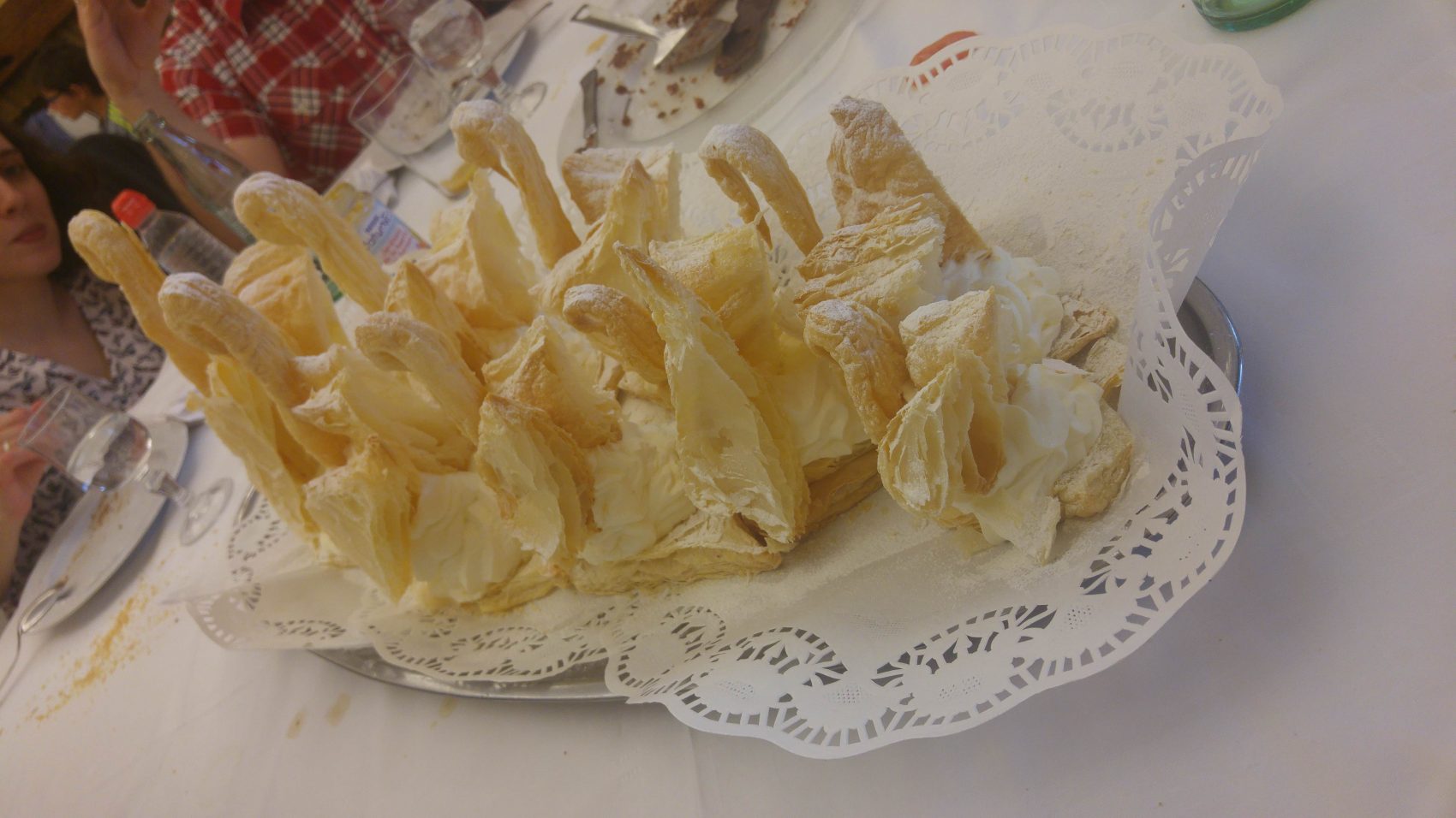 Los cisnes de hojaldre y nata