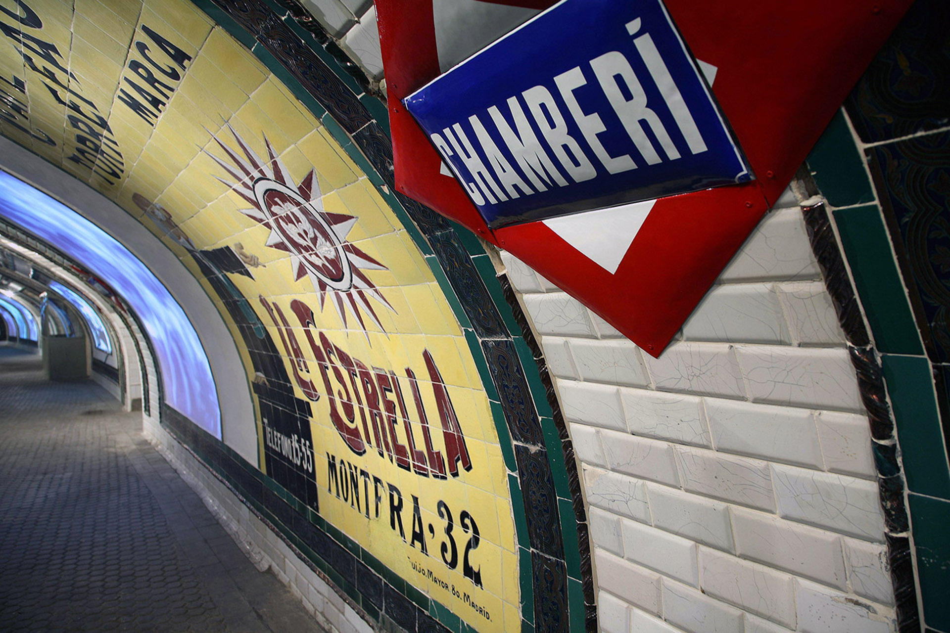 La Estación de Chamberí del Andén 0 de Metro 1 Estación fantasma de Chamberí
