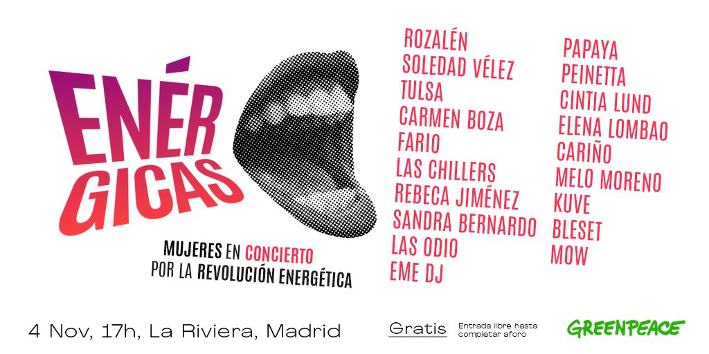 Enérgicas, un concierto de mujeres por la revolución energética 1 Enérgicas