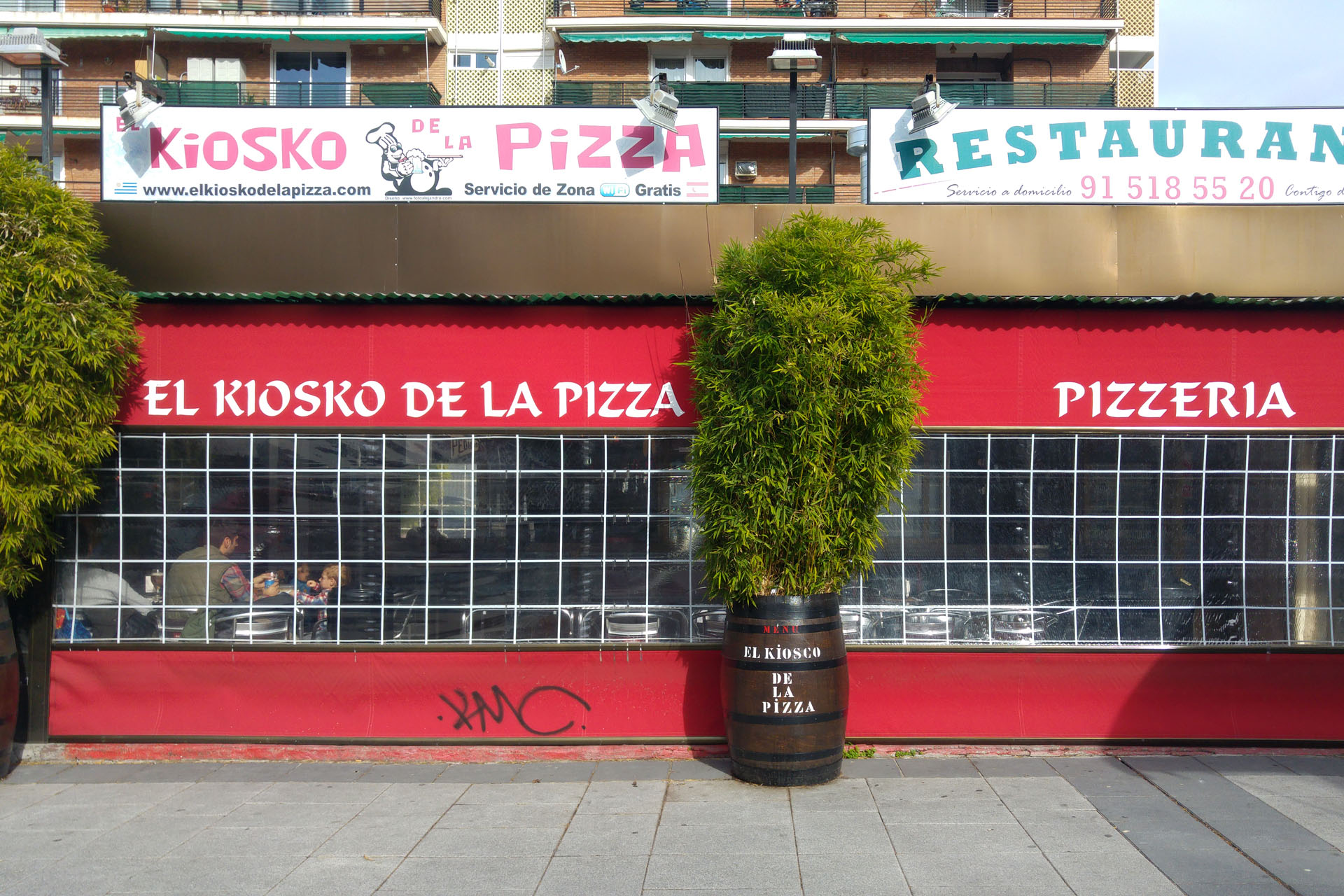 El Kiosko de la Pizza de Aluche y sus miles de ricas combinaciones 1 El Kiosko de la Pizza