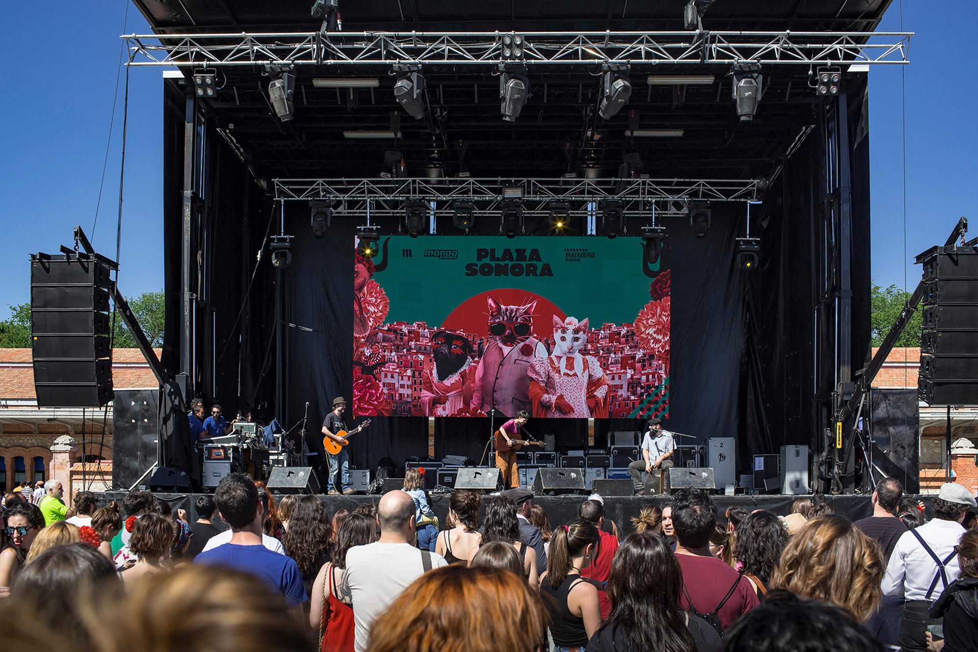12 horas de música en directo gratis en la Plaza Sonora del Matadero 1 Plaza Sonora