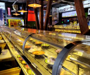 Running Sushi in Osaka