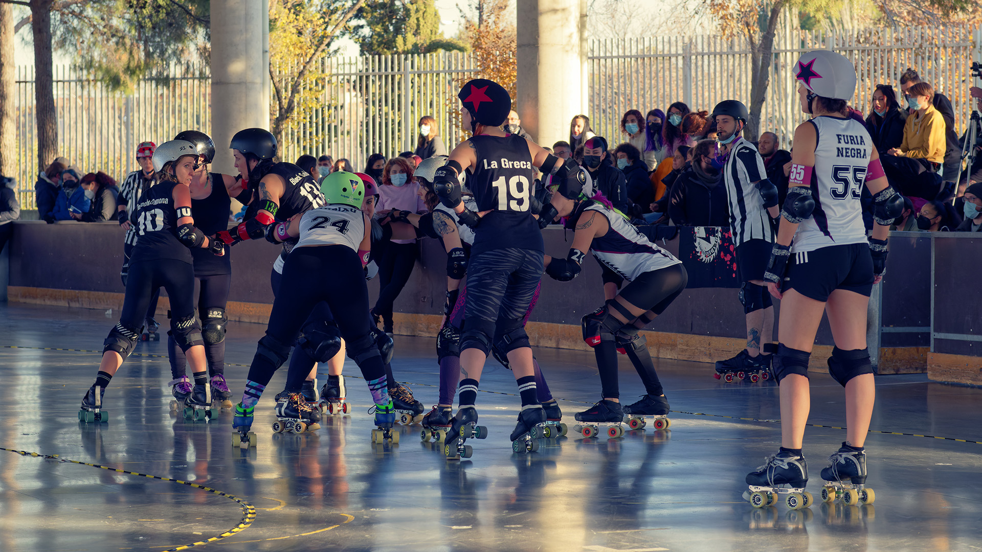 Roller Derby en Madrid con las Black Thunders Derby Dames 7 Roller Derby en Madrid Black Thunders