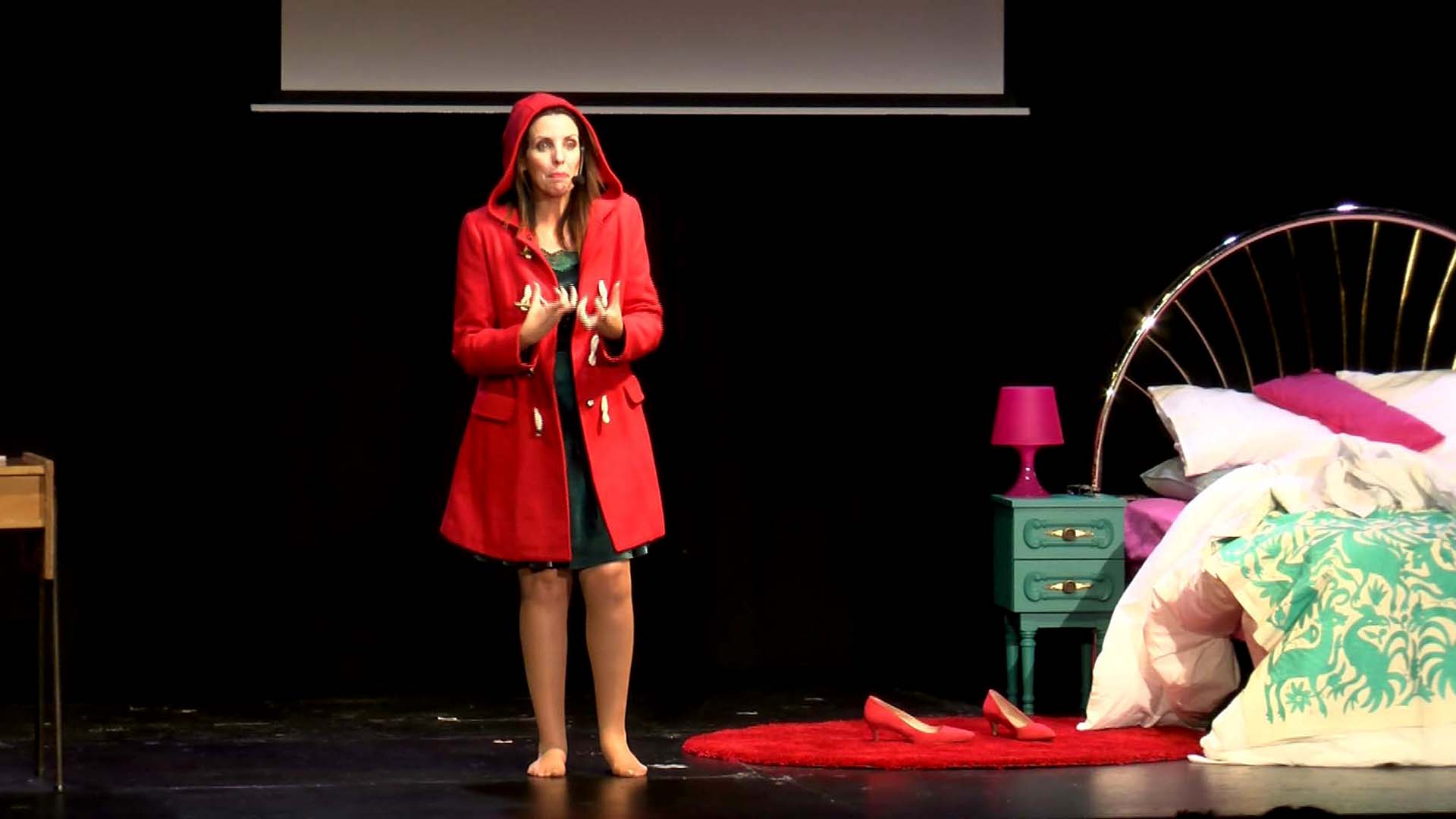 De Caperucita a loba en solo seis tíos, el monólogo de comedia del ensayo-hostión 1 De Caperucita a loba en solo seis tíos