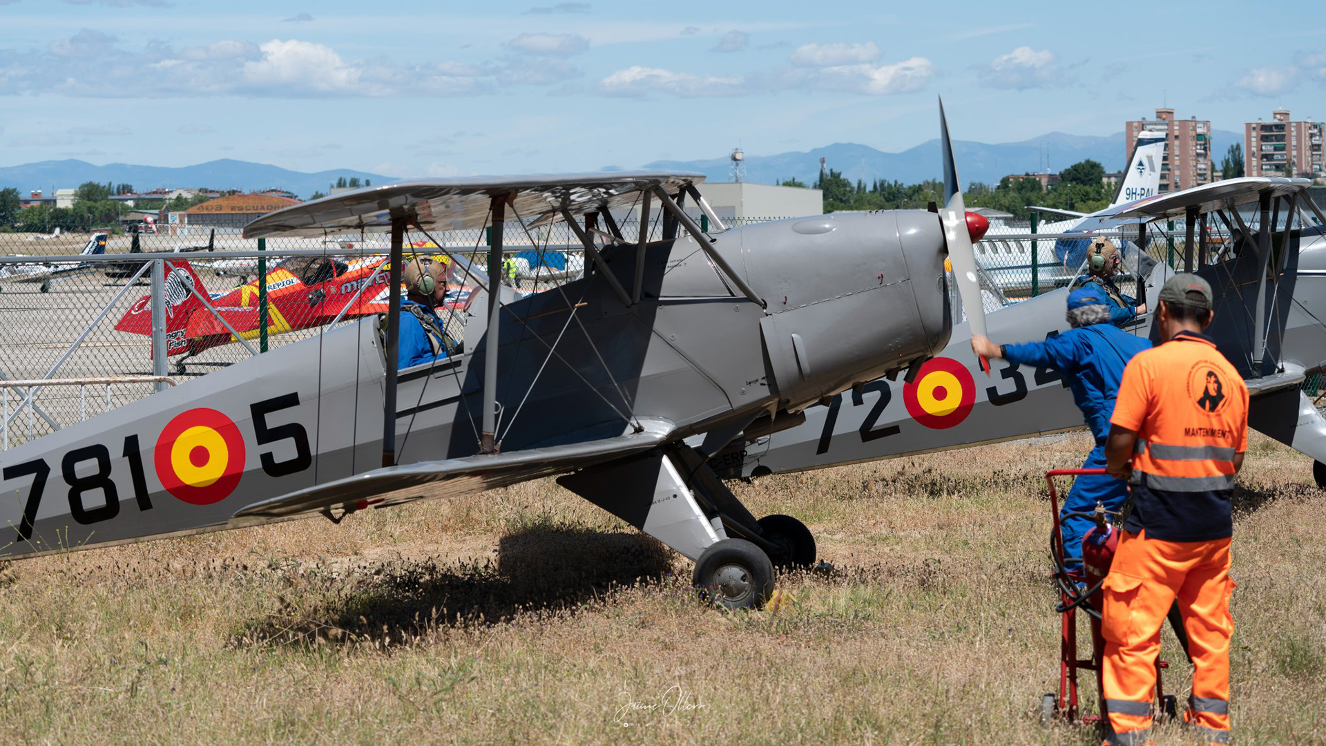 Exhibición de vuelo de aviones clásicos de la Fundación Infante de Orleans en Cuatro Vientos 4 Exhibición de vuelo de aviones clásicos en Madrid