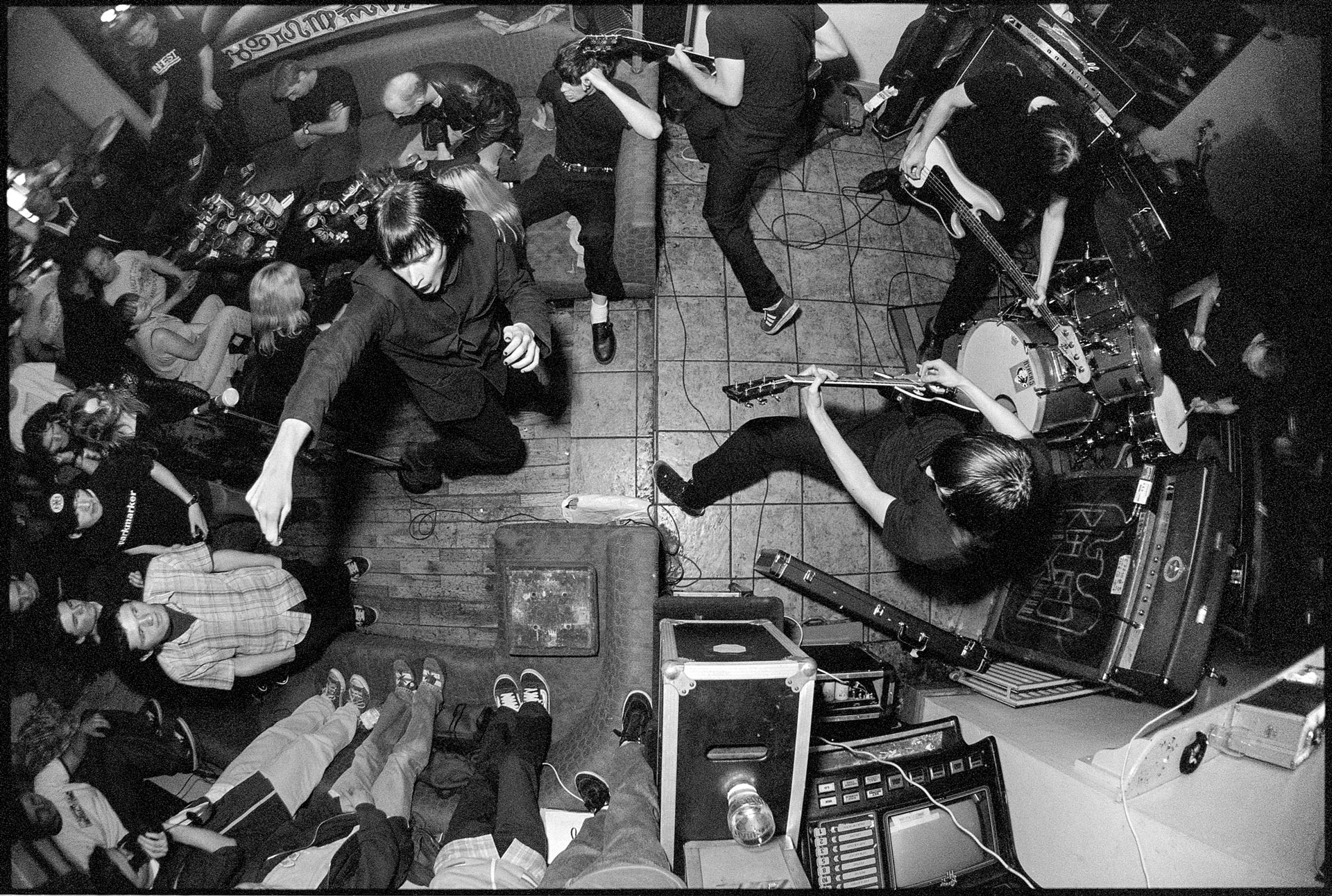 Refused en 1998 en Irlanda, fotografía por Ricky Adam